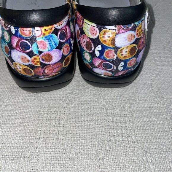 Alegria Women’s Nursing Shoes Size 38 U.S. 7 M Multicolor Baby Motif Comfort - Picture 10 of 12